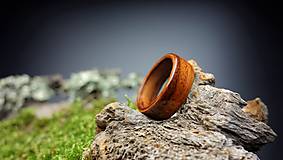 Prstene - Drevený prsteň - Palisander Santos - 13608184_