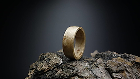 Prstene - Drevený prsteň - Javor očkový - 13608587_