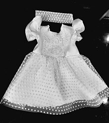 Detské oblečenie - Šaty na krst - 13607616_