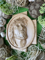 Obrazy - Kríž Ježiš s tŕňovou korunou - 13610052_