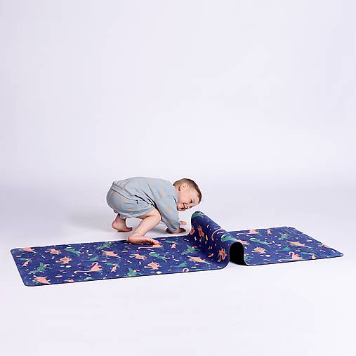 Detská podložka na jógu Malý bádateľ zo 100% prírodného kaučuku