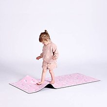 Úžitkový textil - Detská podložka na jógu Malá princezná zo 100% prírodného kaučuku - 13612606_