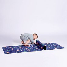 Úžitkový textil - Detská podložka na jógu Malý bádateľ zo 100% prírodného kaučuku - 13612619_