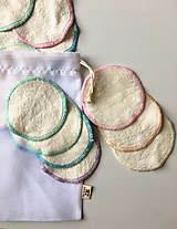 Úžitkový textil - Odličovacie tampóny - farebné - 13616013_