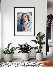 Obrazy - Fine Art Print "Pán Ježiš" (40 x 50 cm) - 13614430_