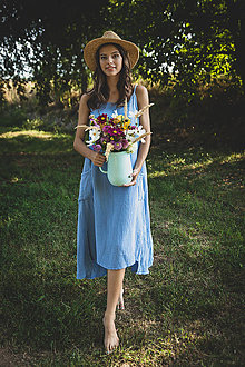 Šaty - Šaty Imani (Modrá) - 13616069_