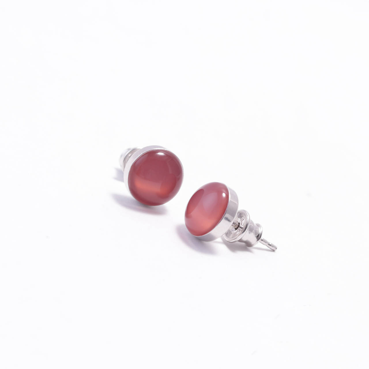 Náušnice TINY DROPS_Striebro AG925 (Ruby)