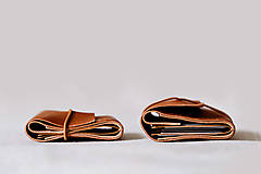 Pánske tašky - Vlastný text, kožená peňaženka  - 13617489_