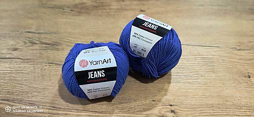 Galantéria - Yarn Art - Jeans (47 modrá) - 13617082_