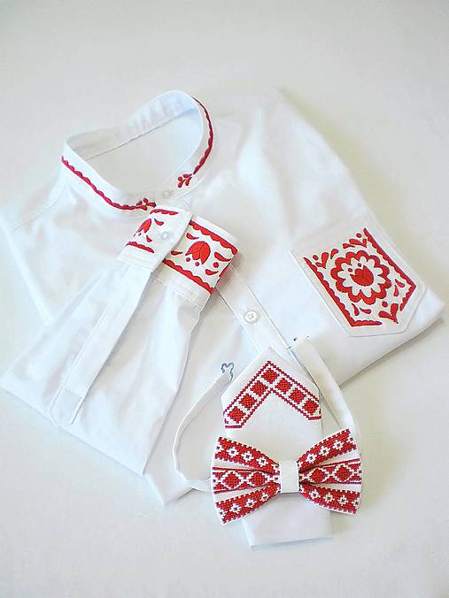  - Pánska košeľa + svadobný set - 13621124_
