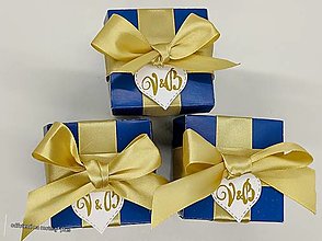 Darčeky pre svadobčanov - Krabičky na darčeky pre hostí - 13620541_