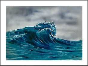 Obrazy - Morská vlna II. (nakreslené) - 13622644_