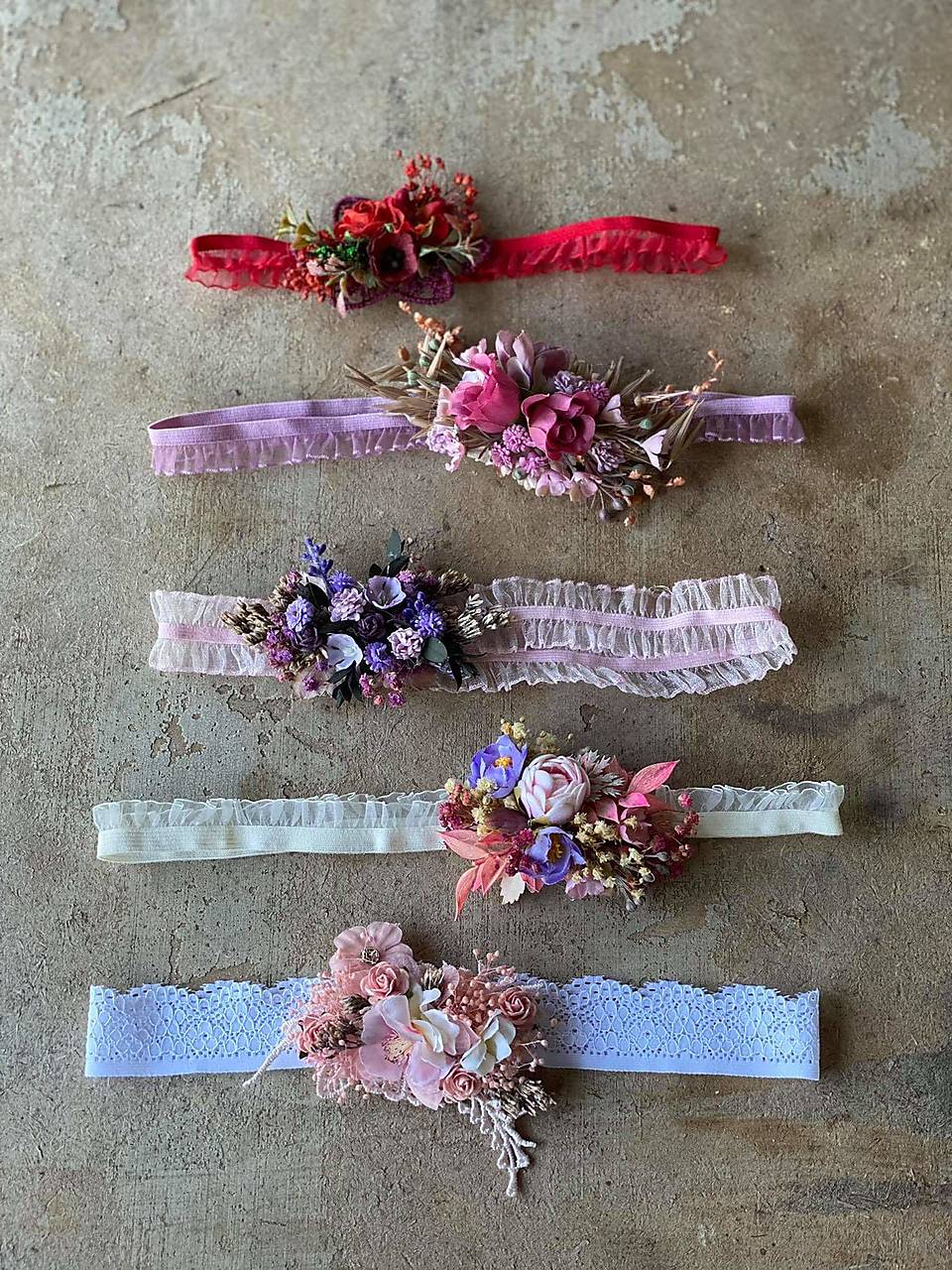 Svadobný podväzok "slová lásky" 