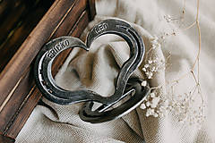 Darčeky pre svadobčanov - Darčekové kované srdce - 13632293_