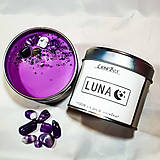  - Luna - sójová sviečka s minerálmi (Levanduľa) - 13638048_
