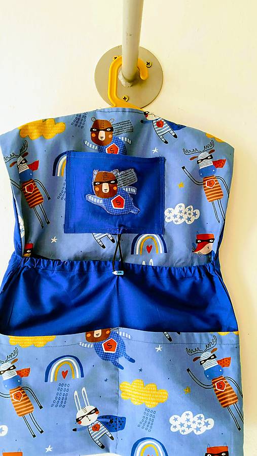 Detský textil - Organizér- pôjdeme do škôlky - 13640839_