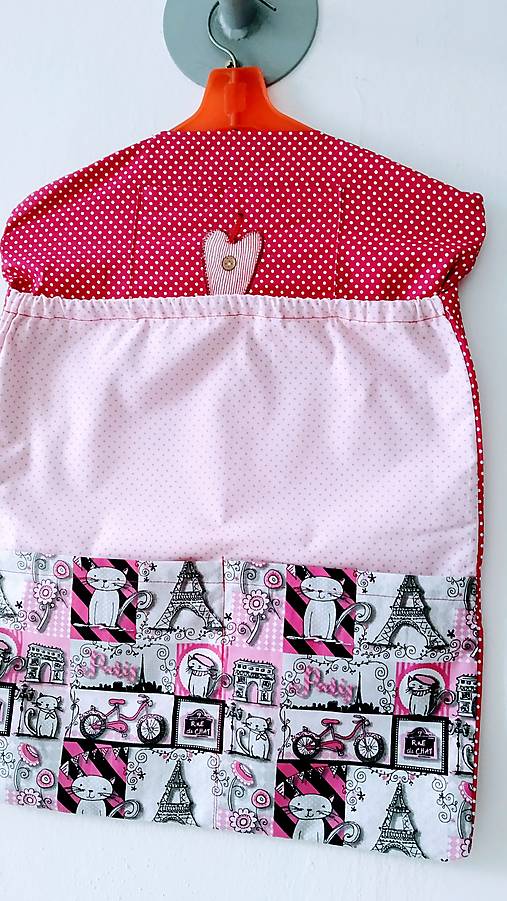 Detský textil - Organizér- ideme do škôlky - 13640886_