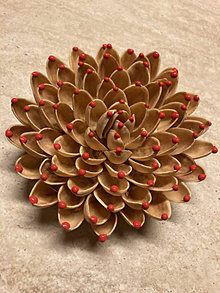 Dekorácie - Pistáciový kvet s  bobuľkami - 13642311_