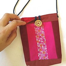 Detské tašky - Venčiarske vrecko ružový záhon - 13641705_