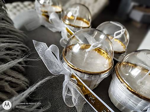 Darčeky pre svadobných hostí - cupcake sviečky