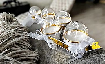 Darčeky pre svadobčanov - Darčeky pre svadobných hostí - cupcake sviečky - 13640238_
