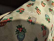 Úžitkový textil - Zlatý vianočný obrus - 13642866_