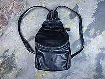 Batohy - Dámsky kožený ruksačik themis - čierny - 13642726_