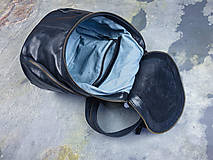 Batohy - Dámsky kožený ruksačik themis - čierny - 13642734_