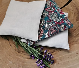 Úžitkový textil - Voňavé levanduľové vankúšiky - 13643971_
