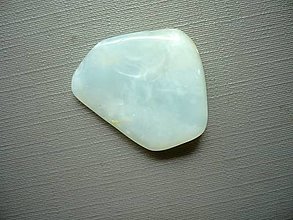 Minerály - Tromlovaný – modrý opál, 27 mm, č.3f - 13648459_