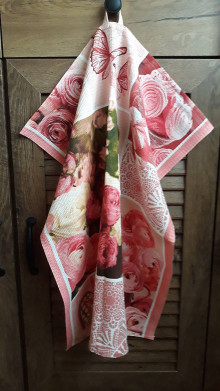 Úžitkový textil - Utierka Rose Pink - 13647602_