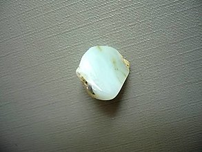 Minerály - Troml. – modrý opál 15 mm, č.22f - 13650481_