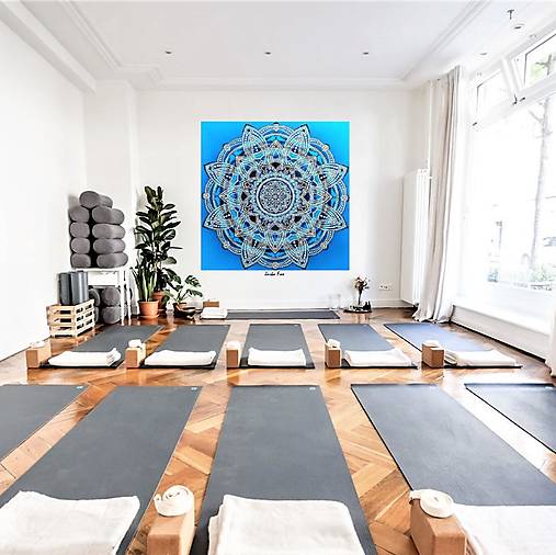 MANDALA DOKONALEJ HARMÓNIE do wellness/joga/fit centra,energetický vysokovibračný obraz na objednávku