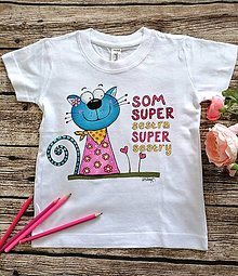 Detské oblečenie - Tričko pre super sestru - 13655583_