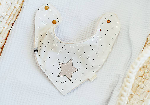 Šatky - Šatka Latte  - 13654549_