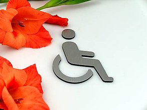 Tabuľky - Označenie pre WC - pre invalidov - 13654014_