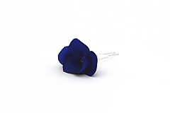Ozdoby do vlasov - Vlásenka námornícka modrá ruža - 13655079_