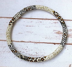 Náhrdelníky - Háčkovaný náhrdelník - 13654875_