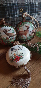 Dekorácie - Vianočná ozdoba,, Horská chata" - 13656106_
