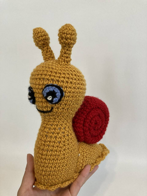 Hračky - slimáčik žlto/červený JoJKO - 13656025_