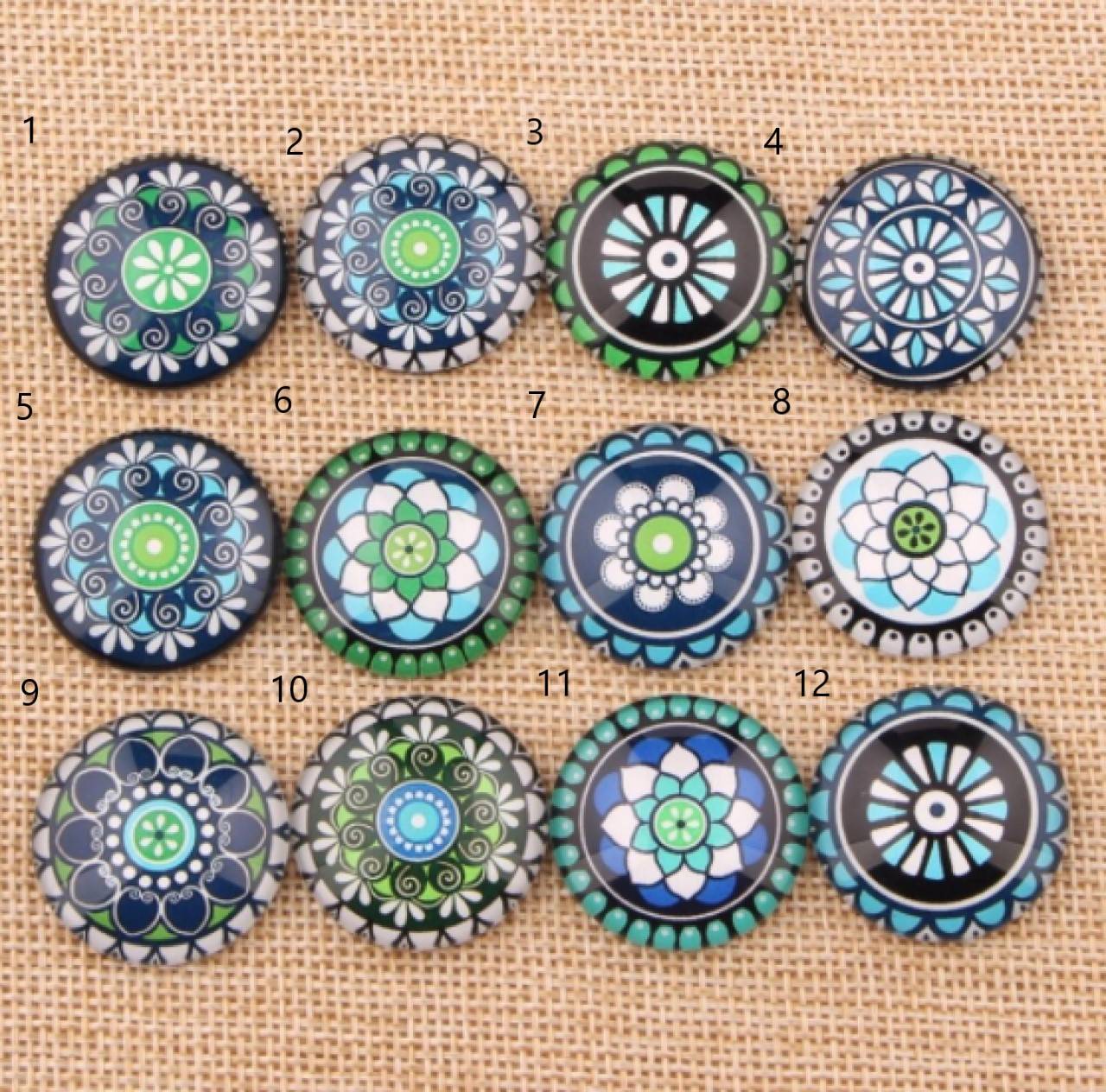 KA101 Kabošon etno mix 12 mm