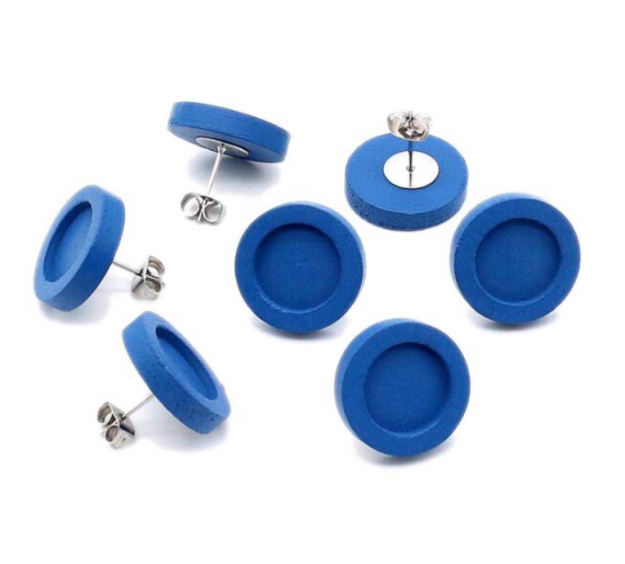 PU103 Puzeta drevená s lôžkom 12 mm (Modrá)