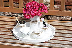 Dekorácie - Biela romantická vintage kúpeľňa na chalupe - 13658211_