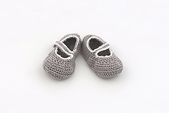 Detské topánky - Béžovo-biele papučky BAVLNA - 13657621_
