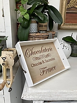 Tácka “ Chocolaterie “ biela 
