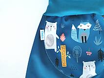 Detské oblečenie - Softshellky "happy animals” (80 (9-12 mes.) dl: 50cm) - 13663911_