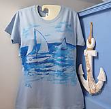 Malované tričko Vítr do plachet