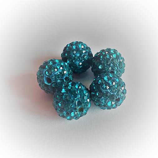Korálky - korálky disco, shamballa 12mm - 13663734_