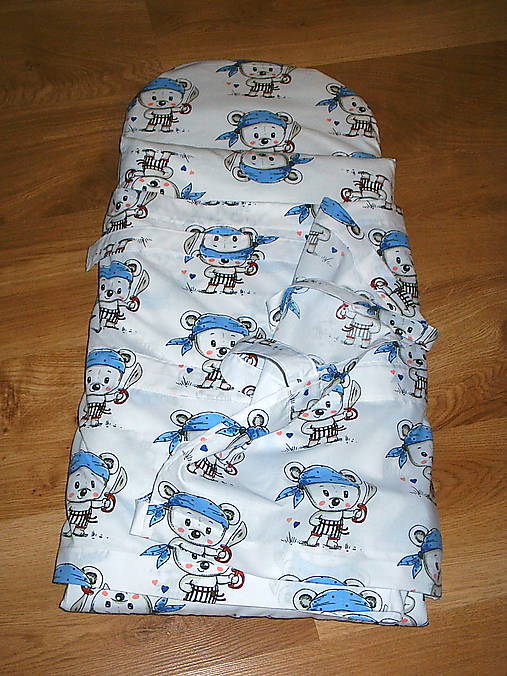 Detský textil - zavinovačka -perinka  (obliečka 135x35) - 13665520_