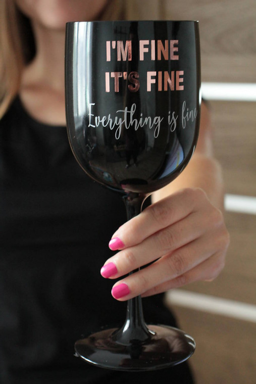 Nádoby - Pohár - Everything is fine - 13667794_